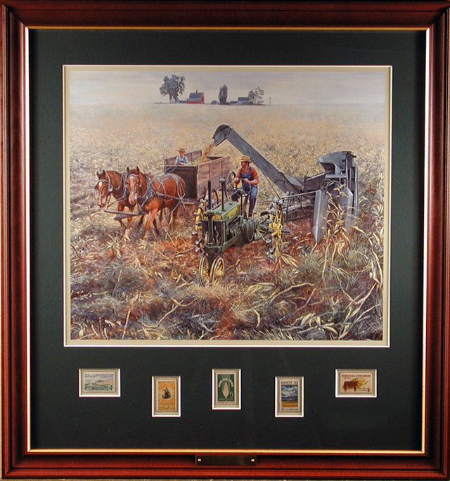 Golden Harvest - Philatelic Framed Print