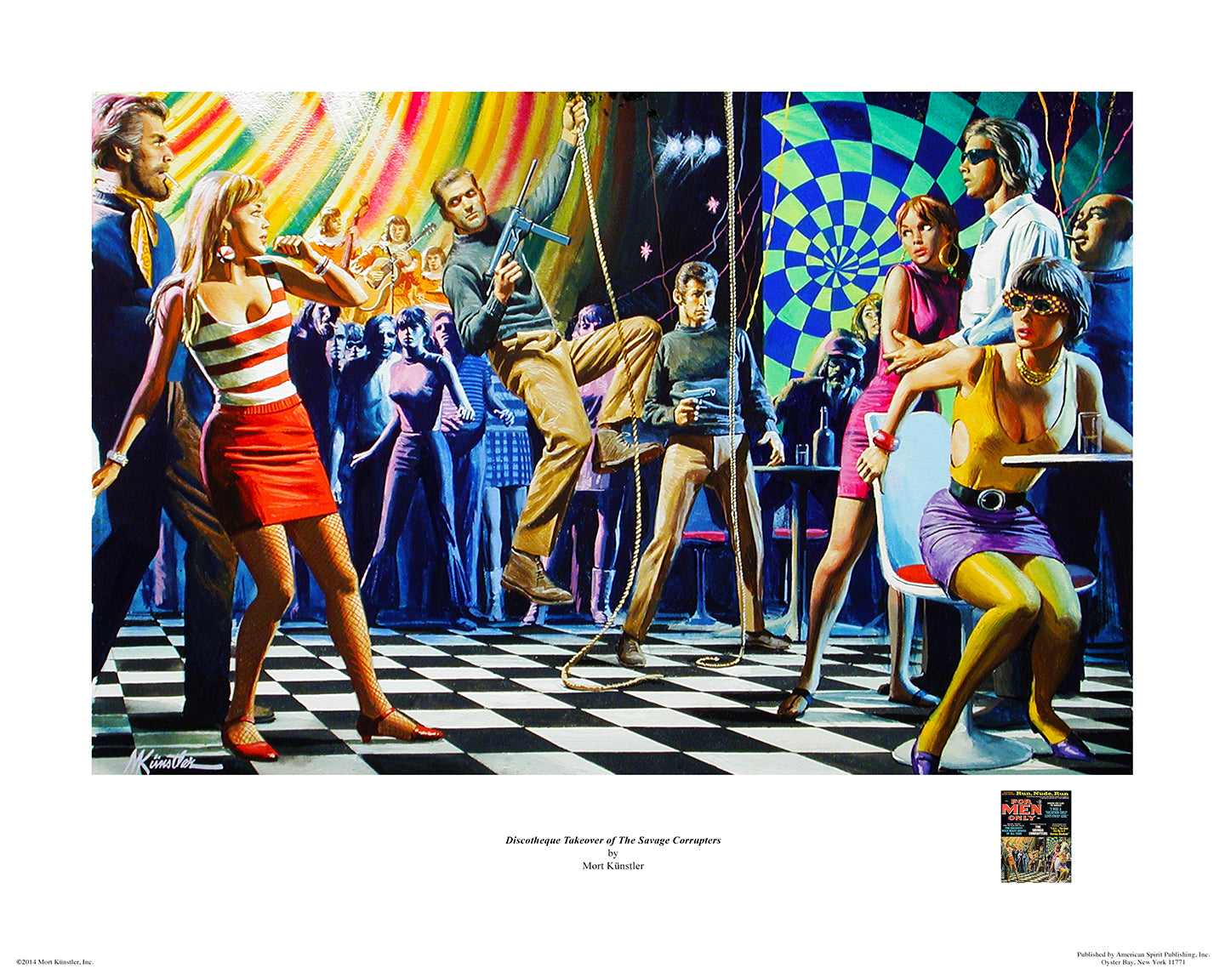 Discotheque Takeover of the Savage Corrupters - limited edition print