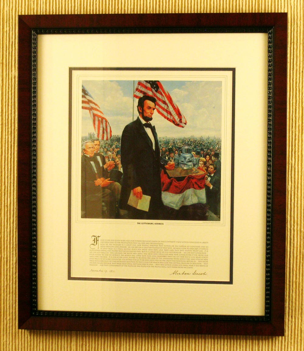 Gettysburg Address, The - Framed Print