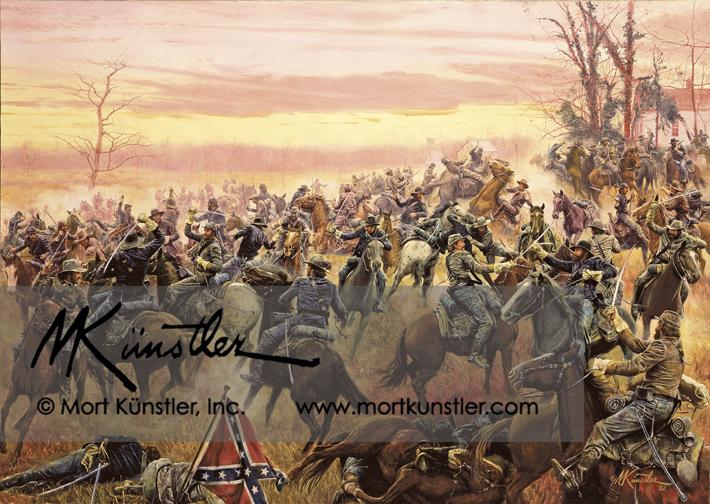 Battle for the Shenandoah - limited edition print