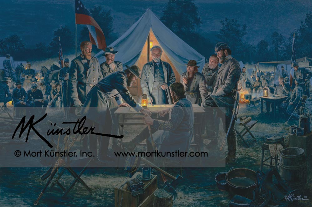 Sharpsburg War Council - limited edition print