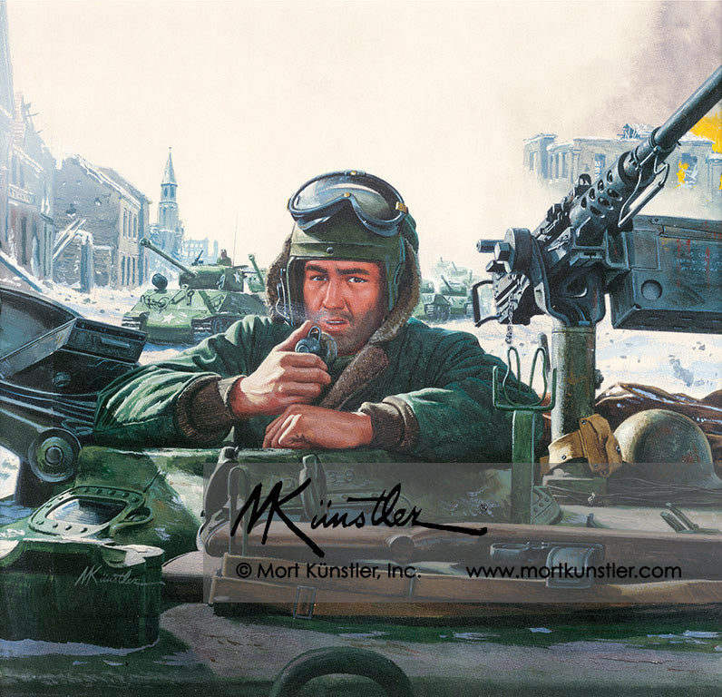 Tank Commander - Battle of the Bulge - limited edition print