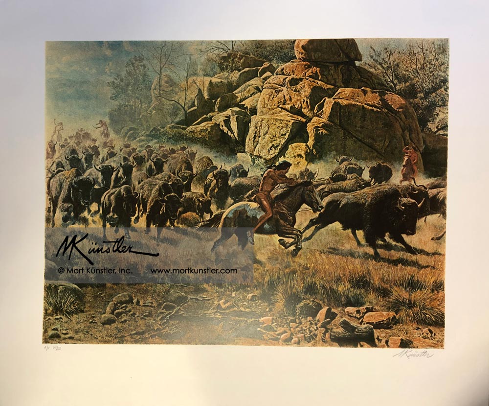 Going For the Big Bull - limited edition print