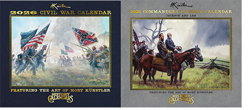 Mort Kunstler 2026 Civil War Calendars The Civil War Commanders in Gray