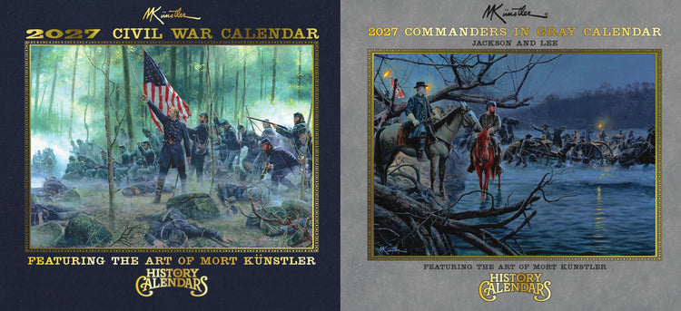 Mort Kunstler 2026 Civil War Calendars The Civil War Commanders in Gray