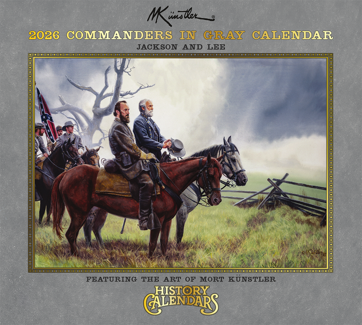 2026 Mort Künstler Commanders in Gray Calendar