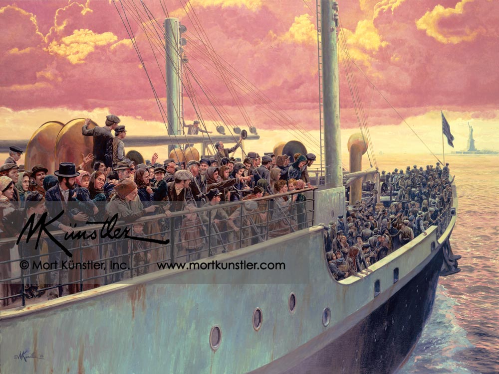 First View of the Lady - limited edition print
