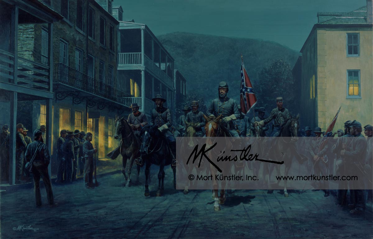 Stonewall Jackson at Harpers Ferry - limited edition print