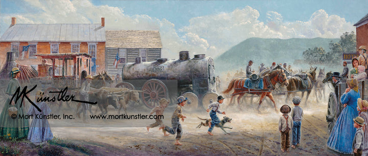 Heavy Traffic on the Valley Pike - limited edition print