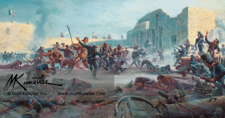Fall of the Alamo, The – limited edition print