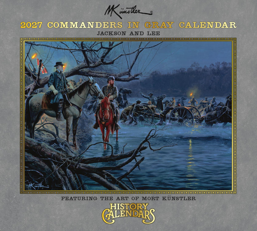 2027 NEW Mort Künstler Commanders in Gray Calendar