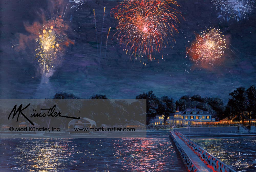 Fourth of July at Cove Neck - limited edition print