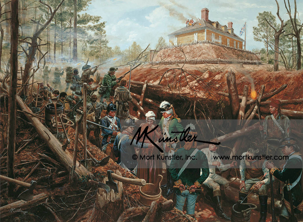 Capture of Fort Motte, The - limited edition print