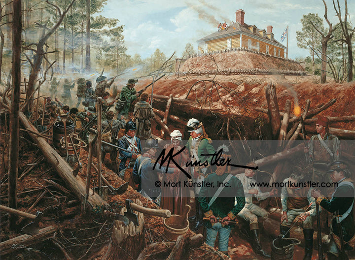 Capture of Fort Motte, The - limited edition print