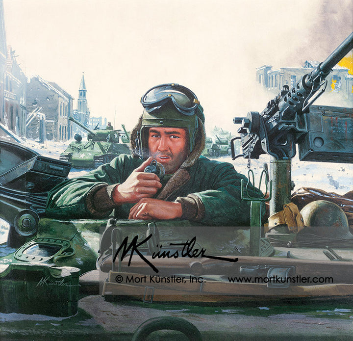 Tank Commander - Battle of the Bulge - limited edition print