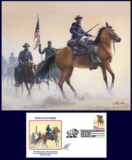 Buffalo Soldiers of the West - limited edition print