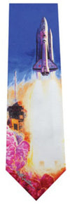 Silk Tie - Launch of the Space Shuttle Columbia