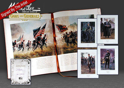 Gods and Generals – Leather Bound Limited Edition Book with Four Prints